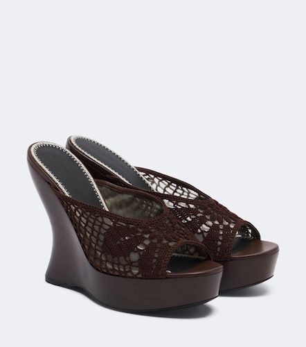 Mules compensées en crochet - Magda Butrym - Modalova