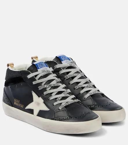 Baskets Mid Star en cuir - Golden Goose - Modalova