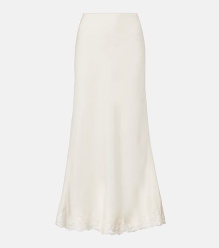 Jupe midi Crystal en coton et dentelle - Rixo - Modalova
