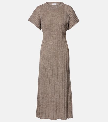 Brunello Cucinelli Robe midi lamée - Brunello Cucinelli - Modalova