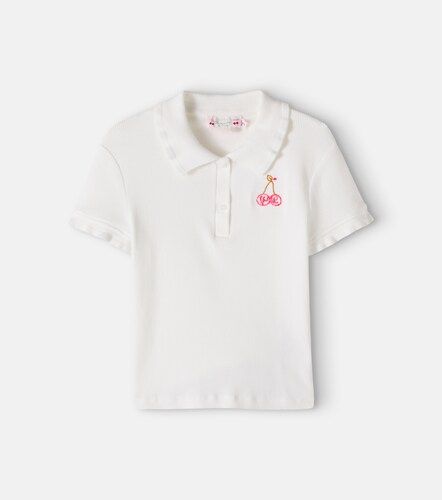 Bonpoint Polo Gina brodé en coton - Bonpoint - Modalova