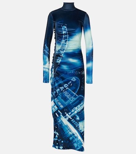 Robe longue Pigalle en velours imprimé - Jean Paul Gaultier - Modalova