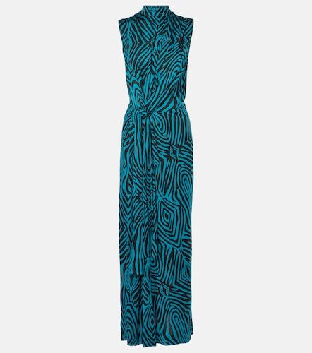 Robe longue Geri en jersey à imprimé zèbre - Diane von Furstenberg - Modalova