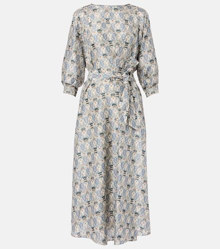 Robe midi Mila imprimée en soie - Loro Piana - Modalova