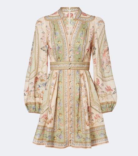 Robe Roselight en lin à fleurs - Zimmermann - Modalova