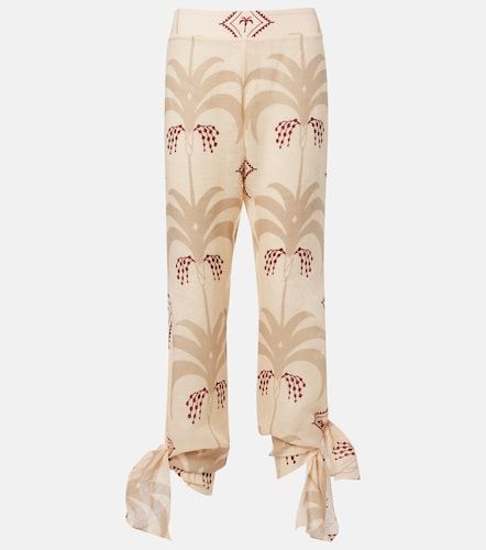 Pantalon évasé en lin - Johanna Ortiz - Modalova