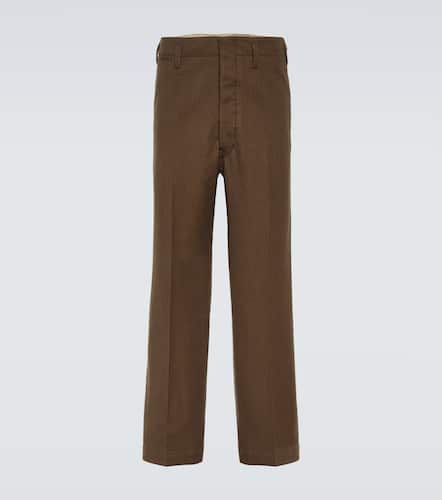 Pantalon chino Maxi en coton et laine - Lemaire - Modalova