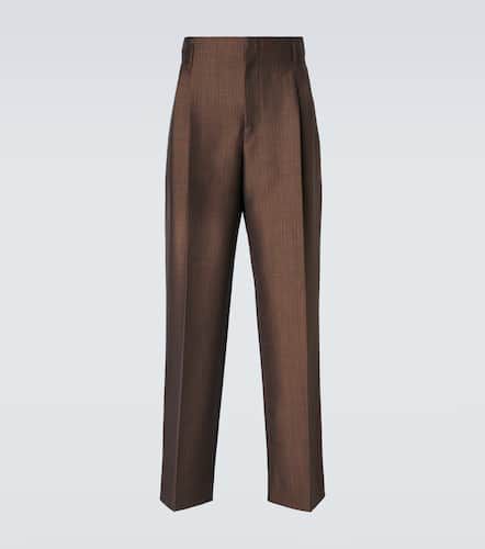 Pantalon droit Saverio en mohair et laine - The Row - Modalova