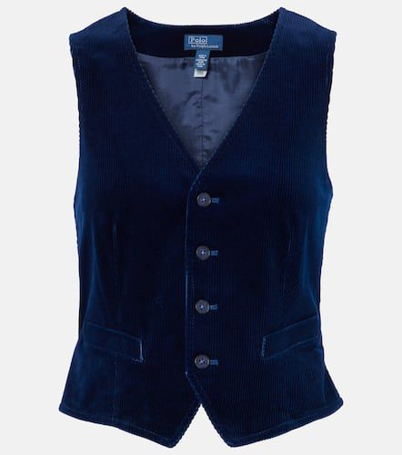 Gilet de costume en velours côtelé de coton - Polo Ralph Lauren - Modalova