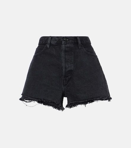Frame Short en denim effiloché - Frame - Modalova