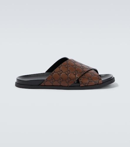 Gucci Mules GG en cuir - Gucci - Modalova