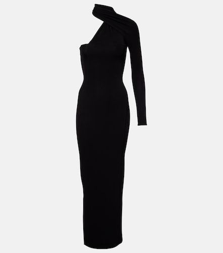 Courrèges Robe longue asymétrique en crêpe - Courreges - Modalova