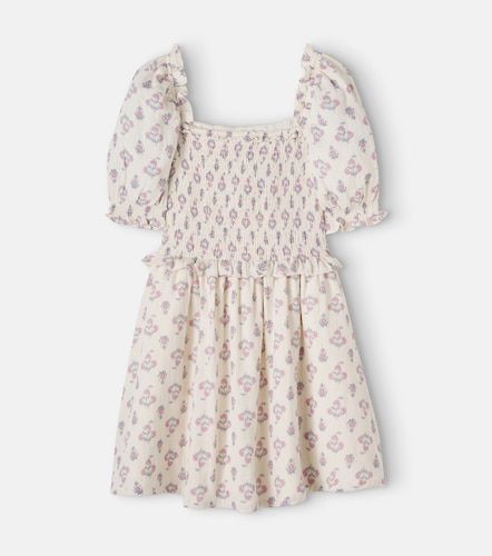 Robe Clavel en coton à smocks - The New Society - Modalova