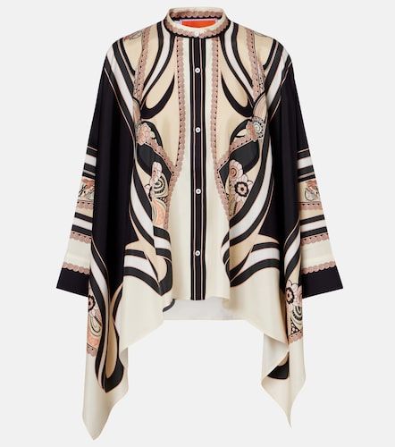 Chemise Foulard en sergé de soie - La DoubleJ - Modalova