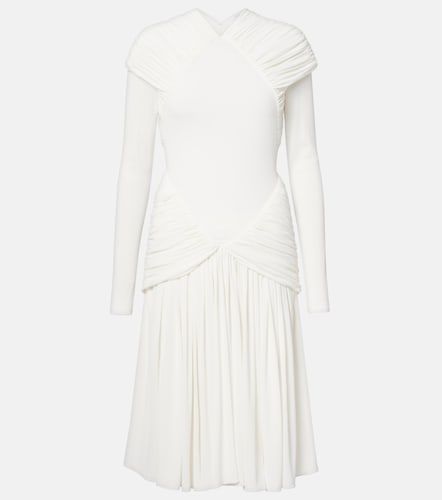 Ferragamo Robe midi en crêpe - Ferragamo - Modalova