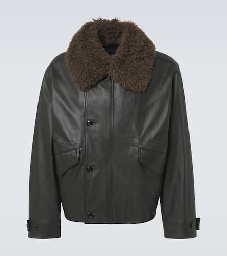 Lemaire Veste en cuir et shearling - Lemaire - Modalova