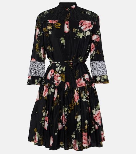 Erdem Robe en soie à fleurs - Erdem - Modalova