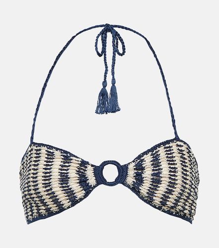 Haut de bikini bandeau en coton crocheté - Anna Kosturova - Modalova
