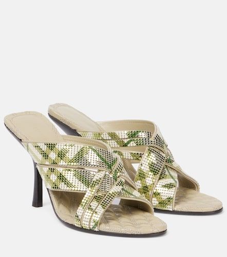 Mules Cabana 90 à carreaux - Burberry - Modalova