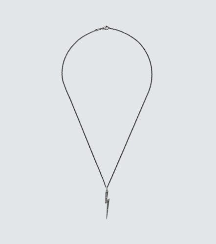 Collier Thunder en or blanc 18 ct (750/1000) avec diamants - Ileana Makri - Modalova