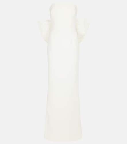 Robe longue de mariée Rosette en crêpe - Rebecca Vallance - Modalova