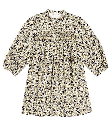 Robe Tamsin en velours côtelé à fleurs - Bonpoint - Modalova