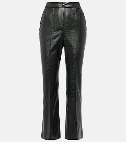 Pantalon évasé Queva en cuir synthétique - Max Mara - Modalova