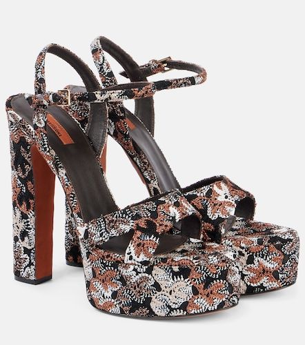 Sandales Angela Raschel à plateau en lamé - Missoni - Modalova