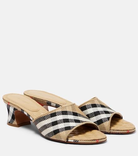 Mules Sloane 45 Check - Burberry - Modalova
