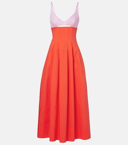Robe midi Maddy en popeline de coton mélangé - Simkhai - Modalova