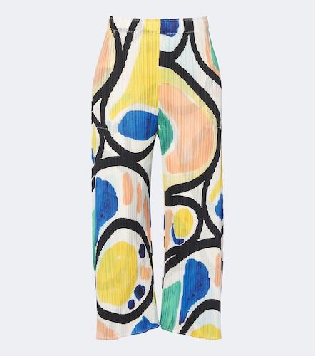 Pantalon ample Roll à imprimé - Pleats Please Issey Miyake - Modalova