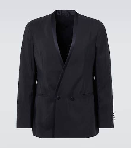 Blazer en soie mélangée - Giorgio Armani - Modalova