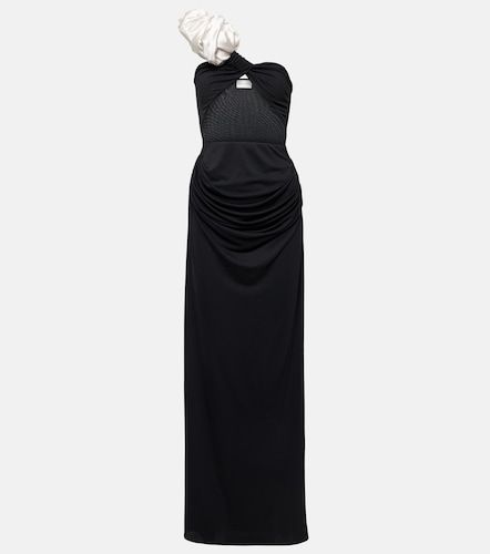 Robe longue asymétrique à volants - Magda Butrym - Modalova
