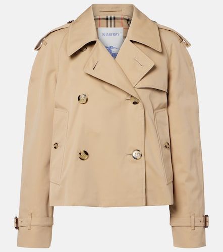 Veste courte en gabardine de coton - Burberry - Modalova