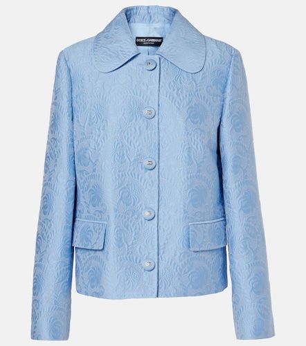 Veste en jacquard de coton et soie - Dolce&Gabbana - Modalova