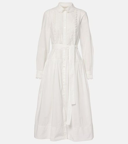 Robe chemise en coton à ceinture - Ulla Johnson - Modalova
