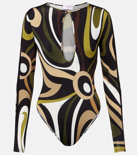 Pucci Body Marmo imprimé en satin - Pucci - Modalova