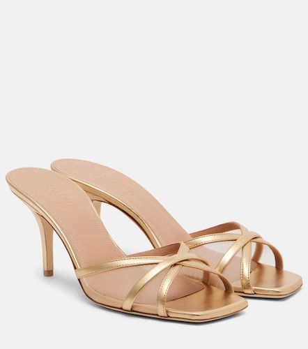 Mules Perla 70 en cuir et résille - Malone Souliers - Modalova