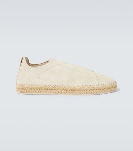 Espadrilles Triple Stitch en daim - Zegna - Modalova