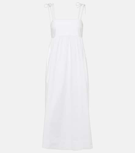 Ganni Robe midi en coton - Ganni - Modalova