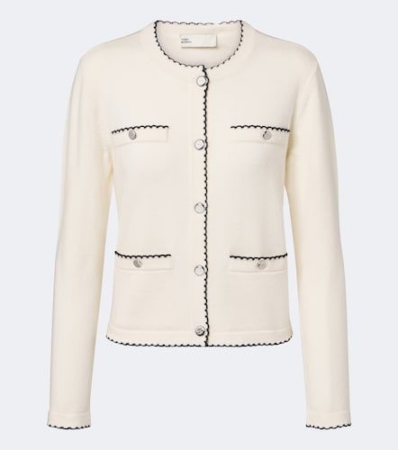 Cardigan Kendra en laine mélangée - Tory Burch - Modalova