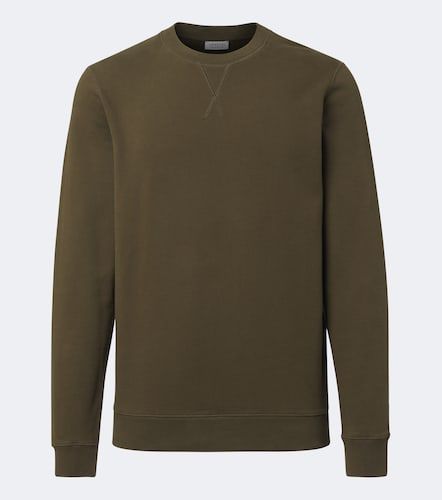 Sweat-shirt Loopback en coton - Sunspel - Modalova