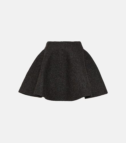 Alaïa Mini-jupe en laine mélangée - Alaia - Modalova