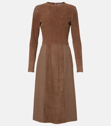 Robe midi Carlita en daim - Ralph Lauren Collection - Modalova