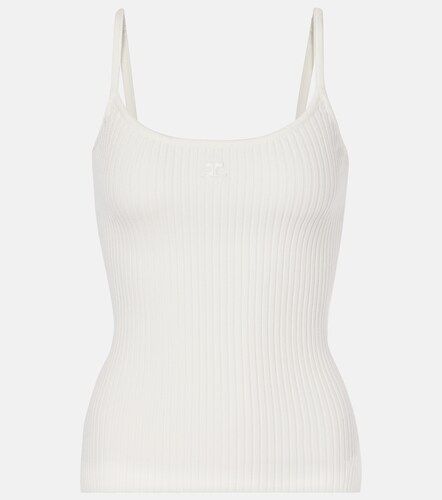Courrèges Top Reedition en maille côtelée - Courreges - Modalova