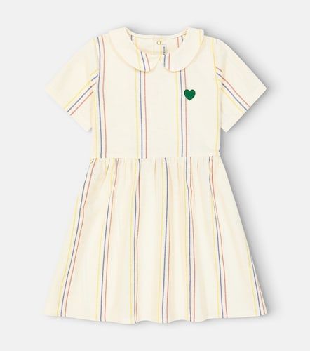 Robe rayée en coton et lin - Mini Rodini - Modalova
