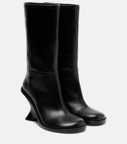 Bottes compensées 95 en cuir - Dries Van Noten - Modalova