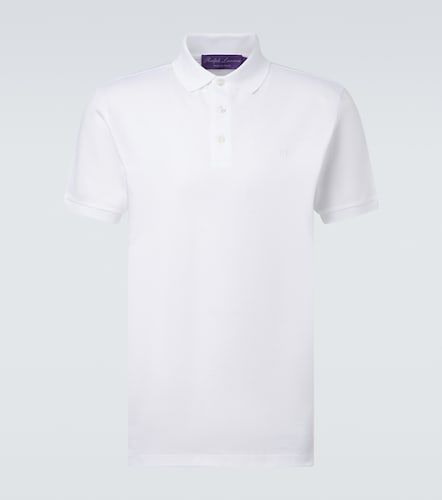 Polo en piqué de coton - Ralph Lauren Purple Label - Modalova