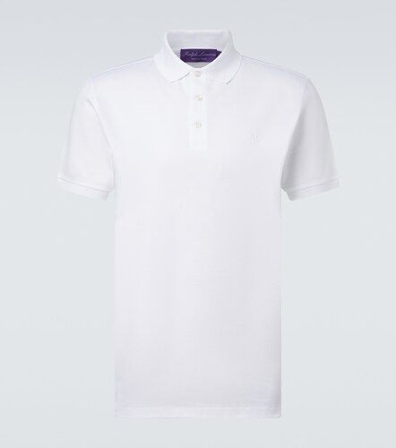 Polo en piqué de coton - Ralph Lauren Purple Label - Modalova