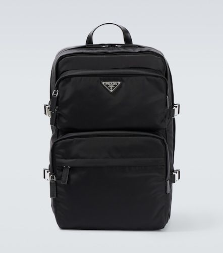 Sac à dos Re-Nylon à finitions en cuir - Prada - Modalova
